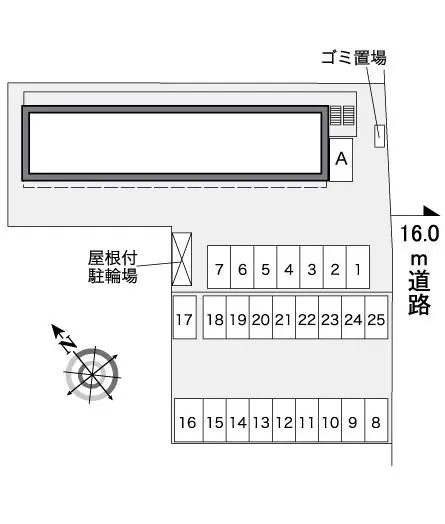 小山市駅東通り３丁目 月極駐車場